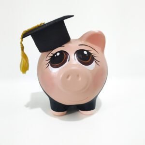 Alcancía de Cerdito Graduado