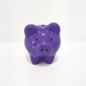 Alcancía de Cerdito Floral