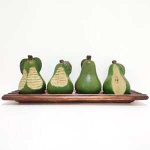 Juego de Peras de Cerámica